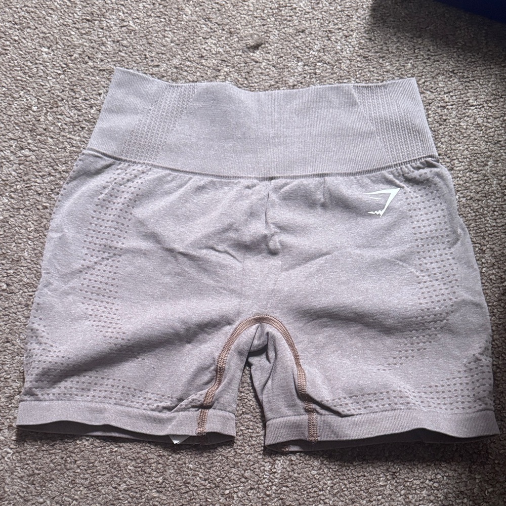 Gymshark Light Gray Women's Athletic Shorts